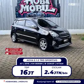 Agya G trd 1.0 at 2016 garansi mesin transmisi 5 tahun