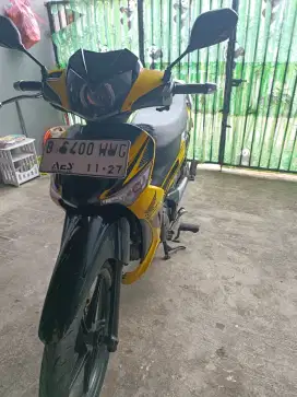 Supra x 125 double disc ganteng