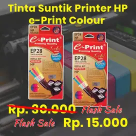 Flash Sale - Tinta Suntik Printer HP Eprint Colour
