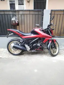 Yamaha Vixion R vva 155 cc 6 speed merah hitam full led
