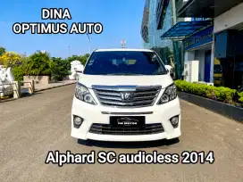 Toyota Alphard SC Audio less 2014 AT 2.4, Low Km