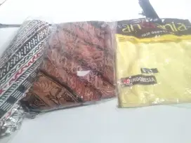 Bahan katun batik  dan jilbab segiempat