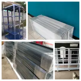 Rak besi siku lubang  Tebal 
5 dan 4 susun 100x40x200cm 
Bayar COD
