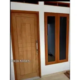 Paket kusen dan pintu depan