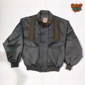 Flight Jacket Abu-Abu | Second Like New