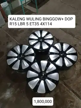 KALENG BINGGOW + DOP R15 LBR 5 ET35 4x114