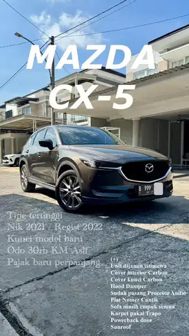 [LOW KM MILIK PRIBADI] Mazda CX-5 2021/2022 Unit istimewa