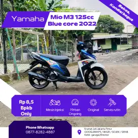 Yamaha Mio M3 125cc Blue core Stnk Hilang Tahun 2022 Pajak Off