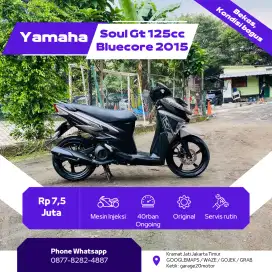 Yamaha Soul Gt 125cc Blue core Tahun 2015 Pajak Off