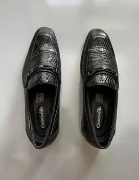 Sepatu Pantofel Formal Pria Crocodile Original CR-7535-1