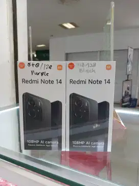 Promo Redmi Note14 ram 8+8/128 garansi resmi