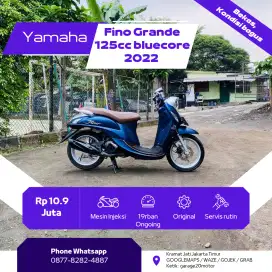 Yamaha Fino Grande 125cc Bluecore Tahun 2022 Pajak Off