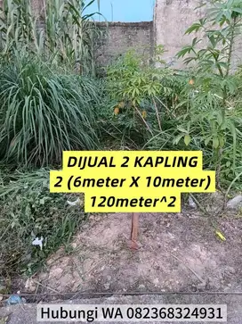 Dijual 2 Kavling 120m Sagulung Batuaji Sudah PONDASI, WTO, SERTIFIKAT