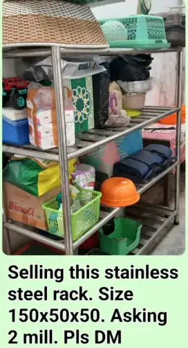 Jual stainless steel rack