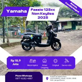 Yamaha Fazzio 125cc Non Keylles Fi Tahun 2025 Pajak Hidup