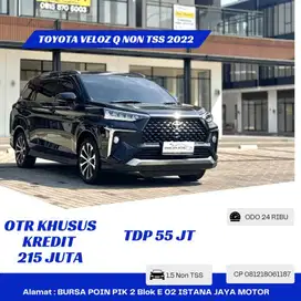 Km 24rb Toyota Veloz Q Non TSS 2022 Hitam