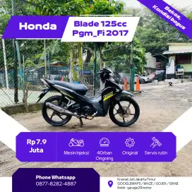 Honda Blade 125cc Pgm_Fi Tahun 2017 Pajak Off