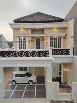 RUMAH MEWAH 2 LANTAI DALAM CLUSTER DIMAMPANG DEPOK LOKASI STRATEGIS