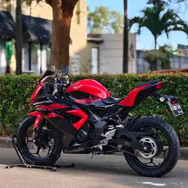 KEREN BANGET! KAWASAKI NINJA MONO 250 SL MERAH 2017 SIAP GAS