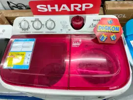 Mesin cuci Sharp 9KG bisa Cicilan pakai SPayLater