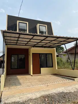 Rumah Scandinavian Mezzanine Perbatasan Bogor Depok. Diskon 50 juta