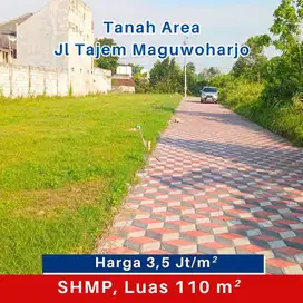 Di Jual Tanah 3 Menit Dari RS Medika Respati Tajem