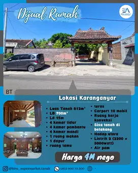 Rumah Etnic Jawa di Karanganyar