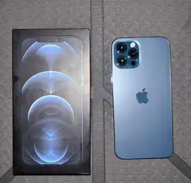 (Nego) Di Jual Iphone 12 Pro Max 256gb ibox pasific blue