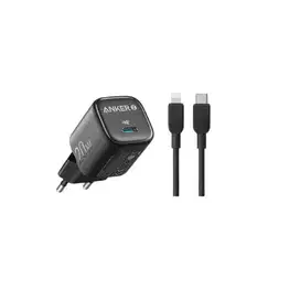 ANKER Zolo Charger Set 20W with Type-C to Lightning Cable 3ft - B2699