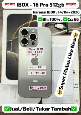 iphone 16 pro 512gb second ibox