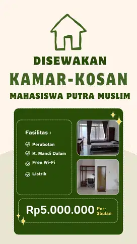 KOST PUTRA MUSLIM POGUNG KIDUL 16B
