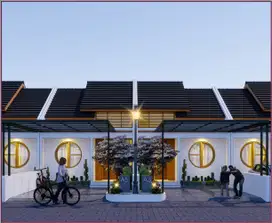 Rumah di Jogja Barat Desain Jepang 20 Menit ke Kota Ada Pos Security