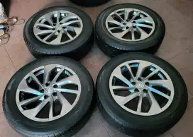 Velg Nissan new Xtrail R18 pcd 5x114 ban 225 60 18 dunlop sport maxx