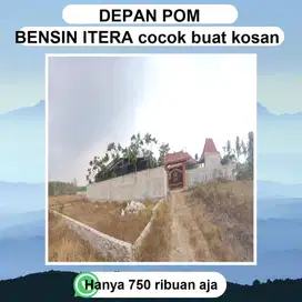 TANAH ITERA DEPAN SPBU KAMPUS ITERA PINGGIR JALAN UTAMA DESA
