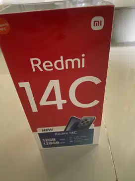Xiaomi Redmi 14C 6/128GB BLACK, Barang masih Segel. Garansi Resmi