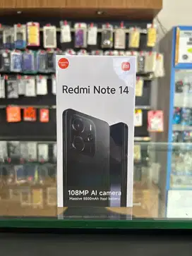 XIAOMI REDMI NOTE 14 8/128GB BLACK BARU GARANSI RESMI