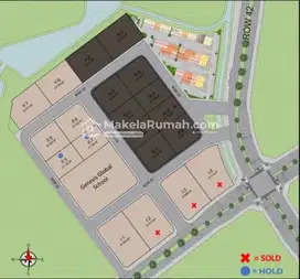 Tanah Kavling Komersial West Village di BSD City