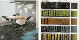 Karpet Tile 50 cm x50 cm CRAYON / Karpet Lantai Office Hotel Berkualit