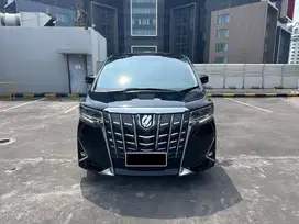Alphard G Tahun 2018 warna Hitam