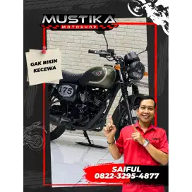 Perfect Condition!!Kawasaki W175 SE 2019 N Asli Green Army-Mustika