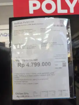 Kredit Kulkas Polytron cuma KTP aja