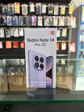 Xiaomi redmi note 14 pro 5g 8/256 black baru