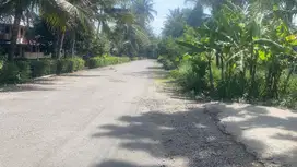 Tanah pinggir jalan utama dekat bandara NYIA hamya 5 km