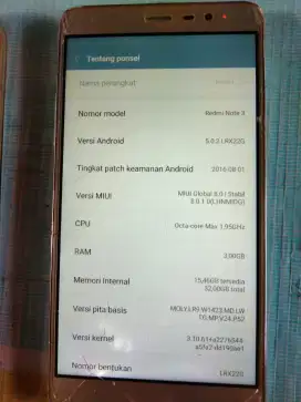 redmi note 3 3/32 batangan