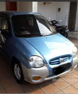 Hyundai Atos GLS AT Tahun 2001, Warna Biru, Surat-Surat lengkap.