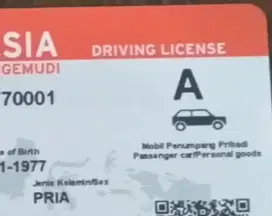 Mencari kerja sampingan sebagai DRIVER pribadi atau instansi