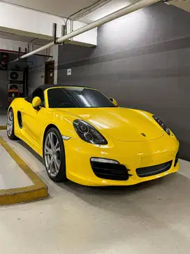 Porsche Boxster 2012 yellow kuning boxster 2013 pdk boxster 2014 bu