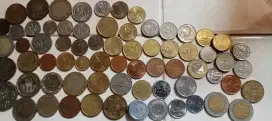 Koleksi uang coin semua negara asia eropa