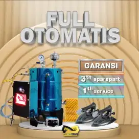 Setrika uap laundry full otomatis air dan api mistermoto