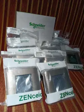Stop kontak 6pcs, Saklar double 3pcs Schneider